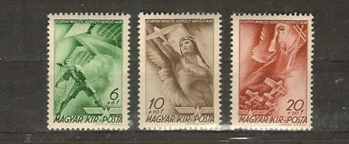 WKII Ungarn 1940 , Nr. 623-625 ,  komplette Ausgabe    **    !!