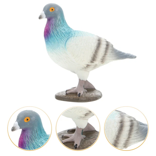 Peace Doves Ornament Pigeon Model Toy Bird Toys Kids Table Topper Statuette