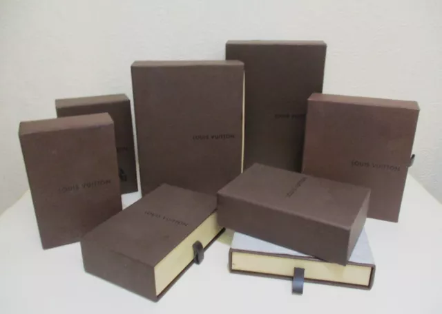 Louis Vuitton Empty 5.75”x 5”x 1.5” Pull Drawer Gift Box Ribbon