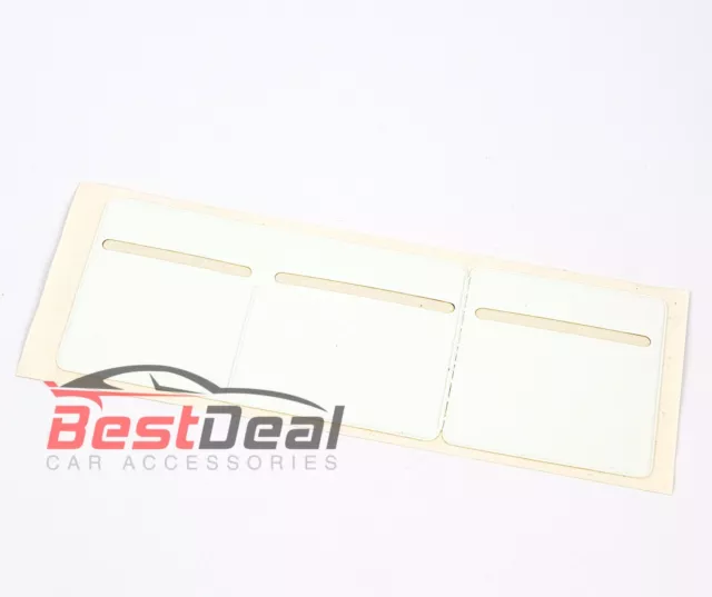 New White Windscreen Tax, Insurance, NCT Disc Holder for Cars Vans Taxi 3 pocket