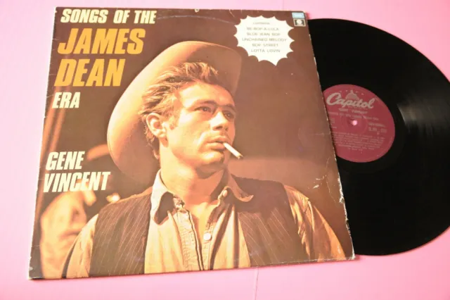 Gene Vincent Lp Songs Of James Dean Orig Italy  Ex+ Unchained Melody !!!!!