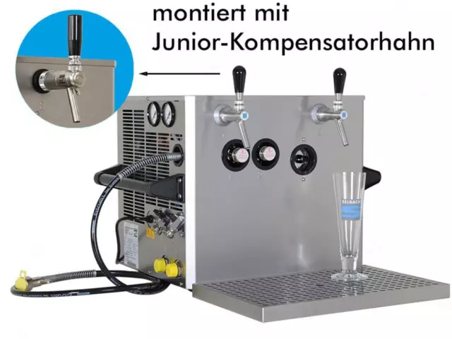 Selbach BT 75 Hessen 7mm VF 75L/h 2 leitig Durchlaufkühler Bierkühler Zapfanlage