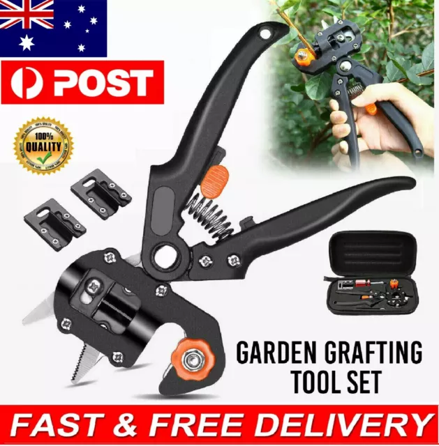 Garden Grafting Tool Kit FruitTree Pro Pruning Shears Scissor Cutting Tools Set