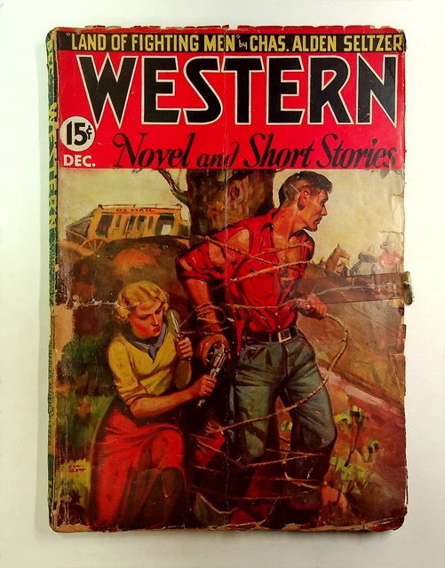 Western Novel and Short Stories Pulp Dec 1935 Vol. 4 #2 PR