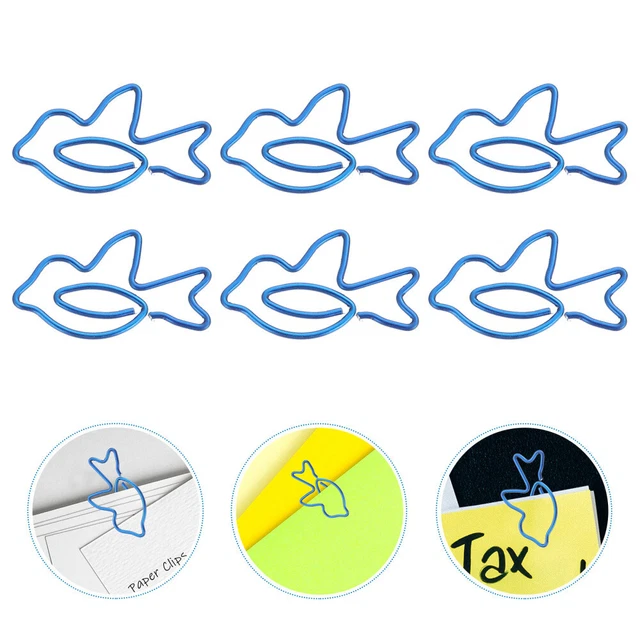 150 Graffette Metalliche A Forma Di Cuore E Luna - Oro, Per Ufficio, Segnalibri, Decorazione Carta - Foto 5