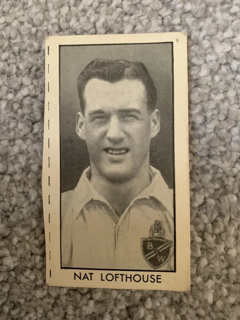 DC THOMSON~FOOTBALL STARS~1957 Nat Lofthouse