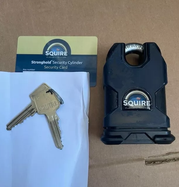Squire SS50CS Stronghold 50mm Closed Shackle Padlock & Keys