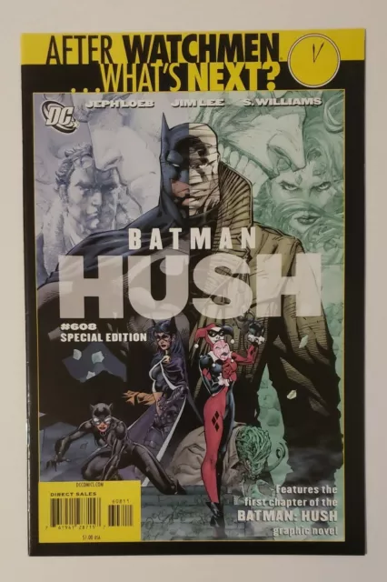 Batman Hush #608 Special Edition Cover Art by Jim Lee DC Comics