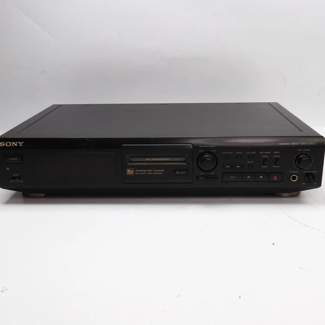 SONY MDSJE500 MINIDISC PLAYER/ Recorder with Remote Control RMD1M JB