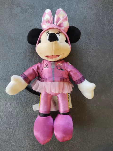 Minnie Mouse 9" Plush Disney   From Mickey & The Roadster Racers Walt Disney VGC