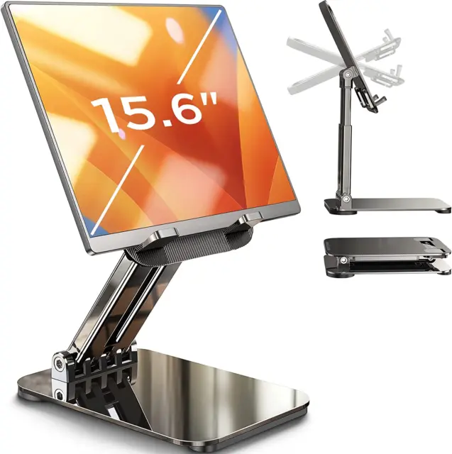 PER IPAD STAND Supporto Regolabile Tablet Stand per Scrivania Portatile  Monitor EUR 42,93 - PicClick IT