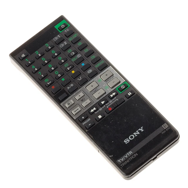 TÉLÉCOMMANDE ORIGINALE SONY RM-670 Trinitron Pour TV/VTR / Testée EUR ...