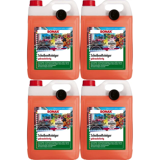 Sonax ScheibenReiniger gebrauchsfertig Havana Love 5 l VPE Set 4 Stück 03935000