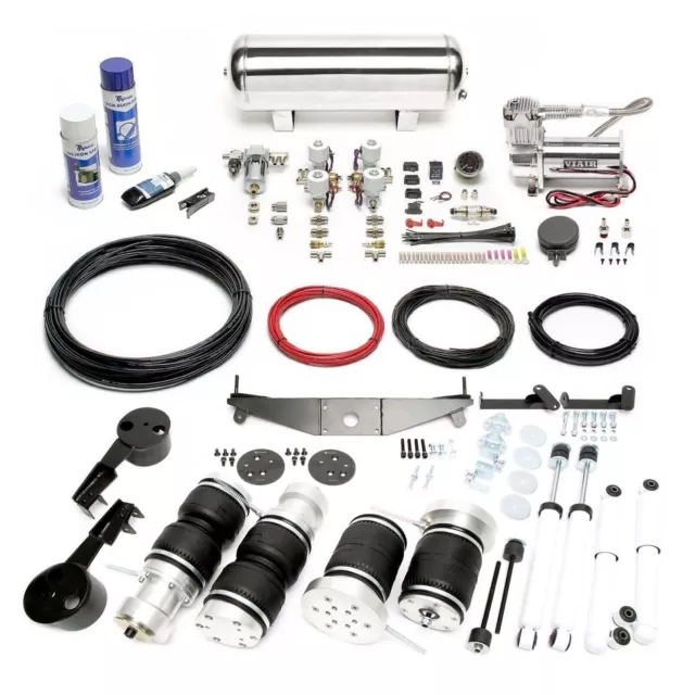 Ta technix Sospensione Pneumatica Viair Compressore Kit Argento per Mercedes