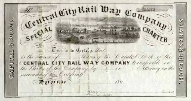 186_ Central City RW Stock Certificate