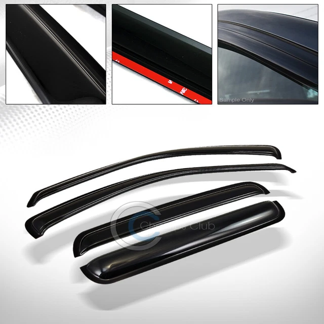 Sun/Rain Guard Smoke Vent Shade Deflector Window Visor 99-04 Jeep Grand Cherokee