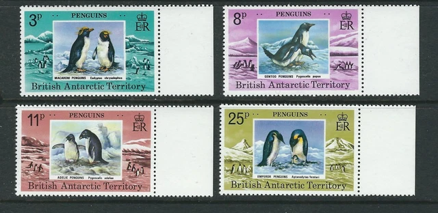 BRITISH ANTARCTIC TERRITORY BAT 1979 PENGUINS (Scott 72-75 complete) VF MNH
