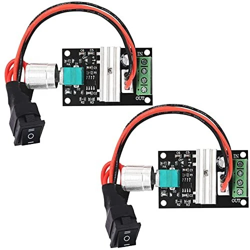 Greluma 2 Pièces 1203BB 6V 12V 24V 3A 80W Contrôleur de Vitesse de Moteur DC ...
