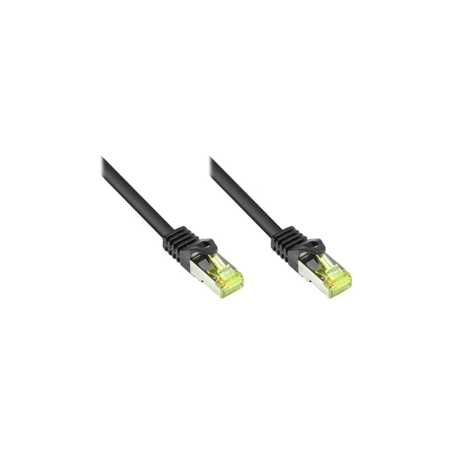 SO-34575 - Patchkabel Cat.7, S/FTP, 1m, schwarz