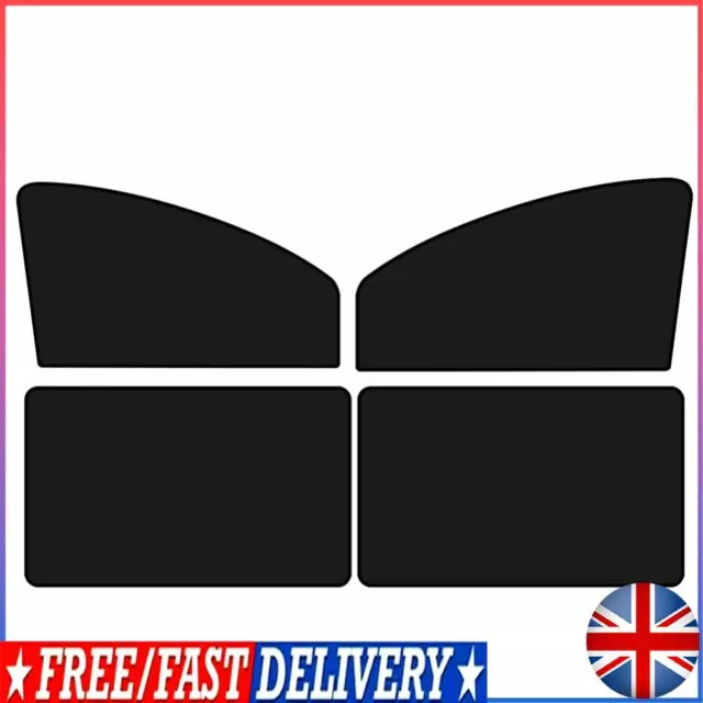 4Pcs Side Window Cover Sun Visor Summer Protection Window Curtain Cover Foldable