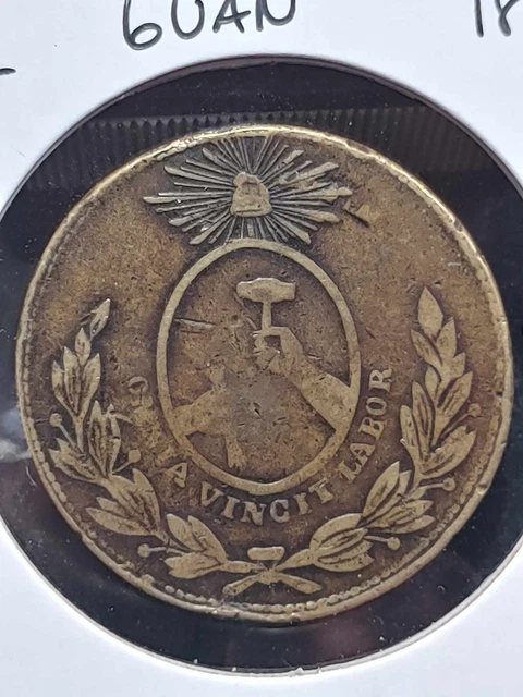 Mexico 1856 Guanajuato 1/4 Real