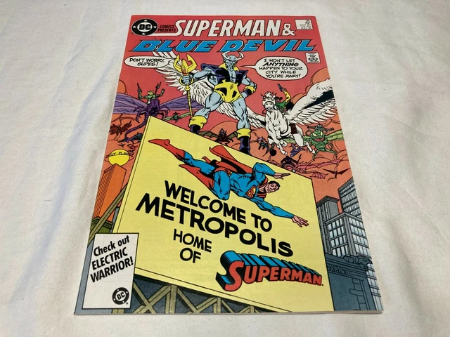 DC Comics Presents 96 VF/NM 9.0 Copper Age Superman Blue Devil 1986