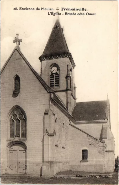 CPA Fremainville L'Eglise, Entree cote Ouest FRANCE (1309918)