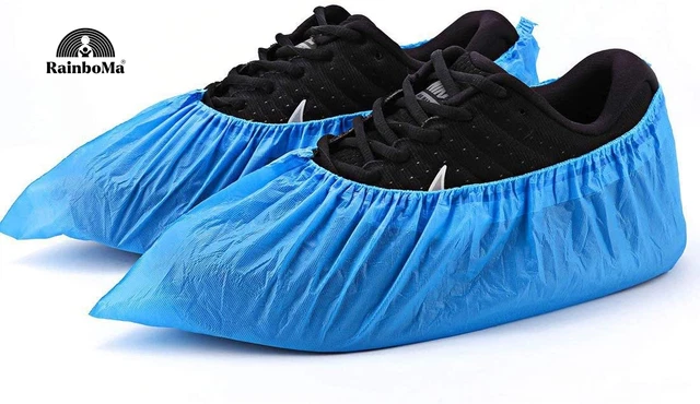Shoe Covers Disposable Non Slip -100 Pack(50 Pairs) 15.7'' Hygienic Foot Booties