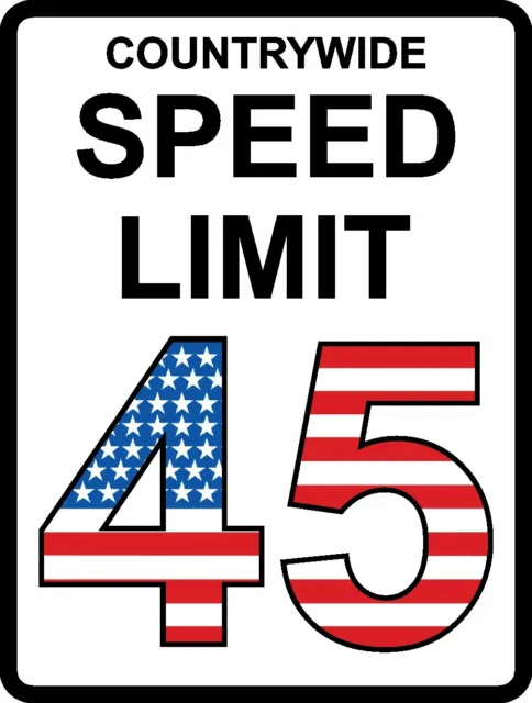 Trump 2020 45Th President Speed Limit 45 Flag Maga Decal Sticker Political