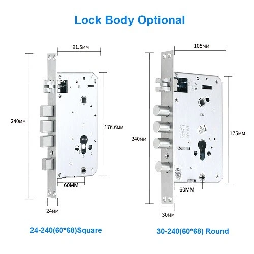 WiFi Fingerprint Door Lock with Bluetooth TTLock App RFID Card Passcode Securit