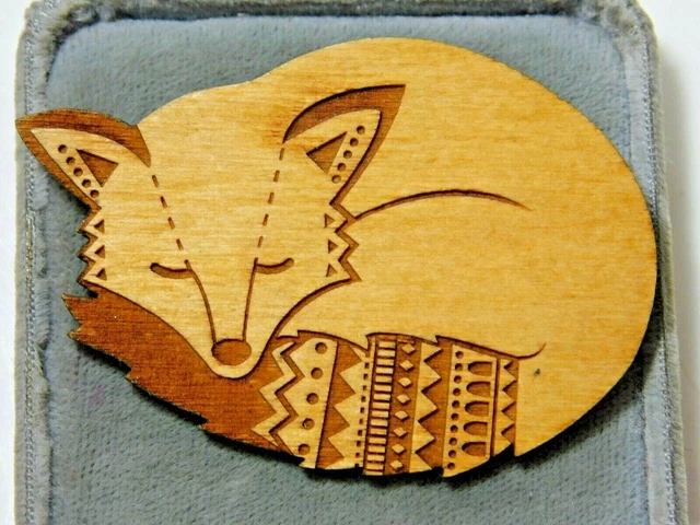 Broche Vintage Renard Signée Lea Stein - Collection Emblématique - Neuf Avec étiquettes