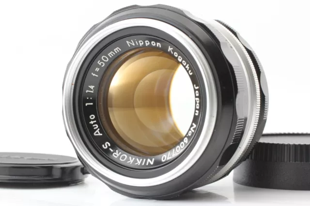 Early Model! [Near MINT+] Nikon Auto Nikkor S Non Ai 50mm f/1.4 Lens from Japan