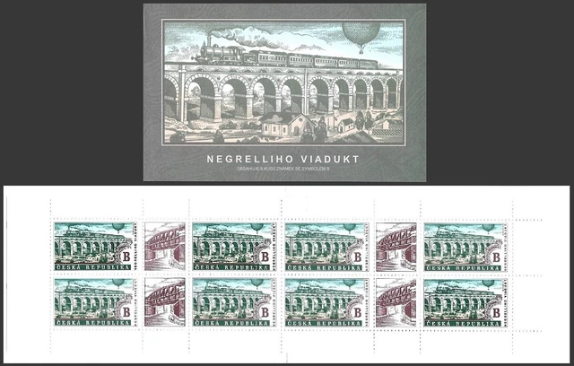 Tschechien Mi.Nr. 1109 (MH 218)** (2021) postfrisch (MH)/Negrelli-Viadukt, Prag