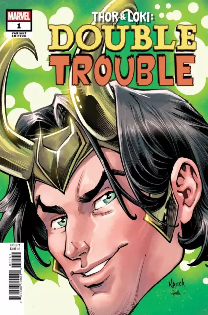 Thor And Loki Double Trouble #1 Nauck Headshot Variant 2021 Marvel 3/10/21 Nm
