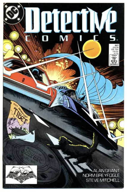 DETECTIVE COMICS #601 F/VF, Batman, Direct, DC 1989 Stock Image