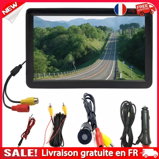 Moniteur de vue arrière de voiture TFT couleur LCD 7 pouces, caméra de recul ron