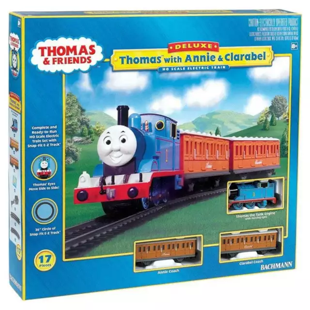 Thomas With Annie And Clarabel Kids Toy Electric Train, HO Scale