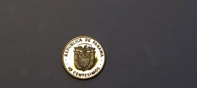 10 centesimos 1975 Panama PP MANUEL E. AMADOR