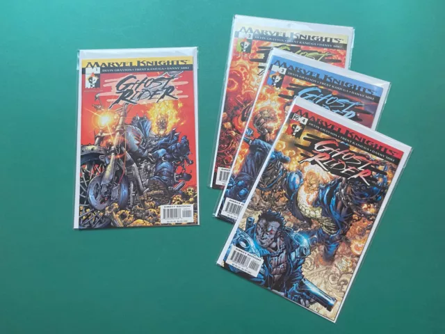 Ghost Rider Vol 3 #1-4 VF/NM (Marvel 2001) Marvel Knights Grayson