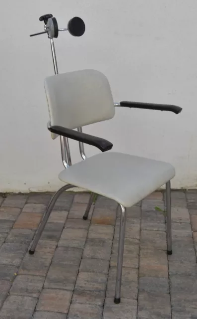 Behandlungsstuhl Zahnarztstuhl Barber chair Tattoo Fetisch Kosmetik 60s Chrom