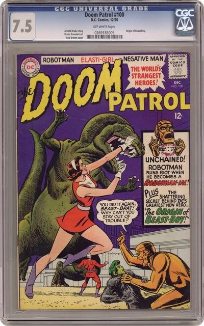 Doom Patrol #100 CGC 7.5 1965 0269185005