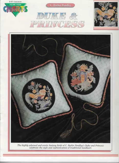 Herzog & Prinzessin Kreuzstich Diagramme von C. Butley Pendley Booklet