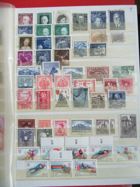* Briefmarken Österreich ca. 370 Stück, Konvolut, auch Vorkriegsmarken 3
