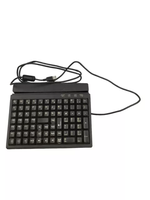 PrehKeyTec MCI-84 USB 79-KEY Magnetic Card Reader Mini Keyboard C2N12E2M3I2