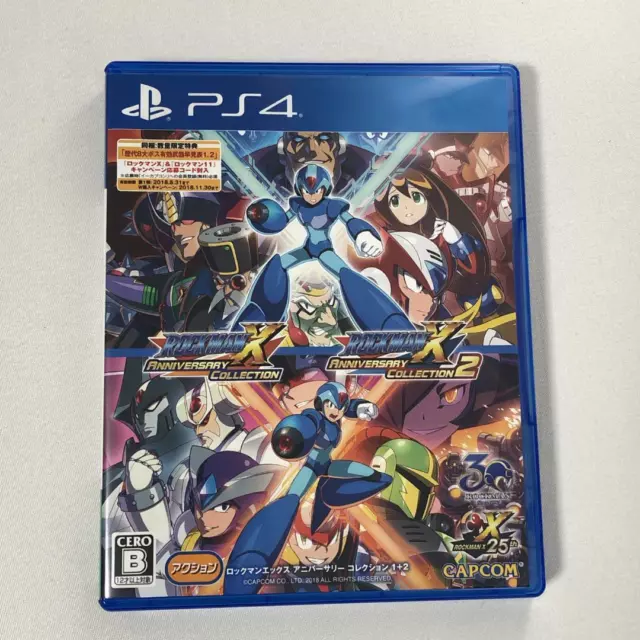 PS4 Rockman Megaman X Anniversary Collection 1 + 2 Japanese Ver. PlayStation 4
