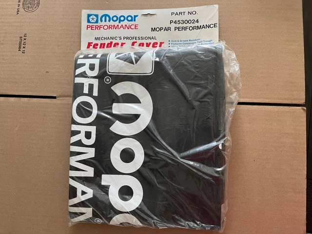 Rare Vintage Nos Mopar Performance Mechanic's Fender Cover Part # P4530024 Dodge