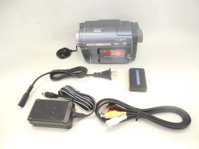 Sony CCD-TRV328 8mm Hi8 Analog Camcorder Bundle VG Condition 90-Day Warranty