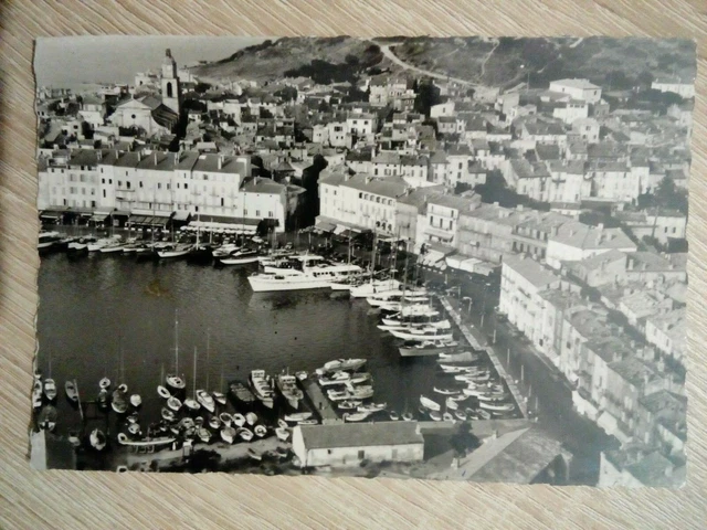 Cpsm Cpm  Carte Postale Var Saint Tropez Vue Aérienne Du Port