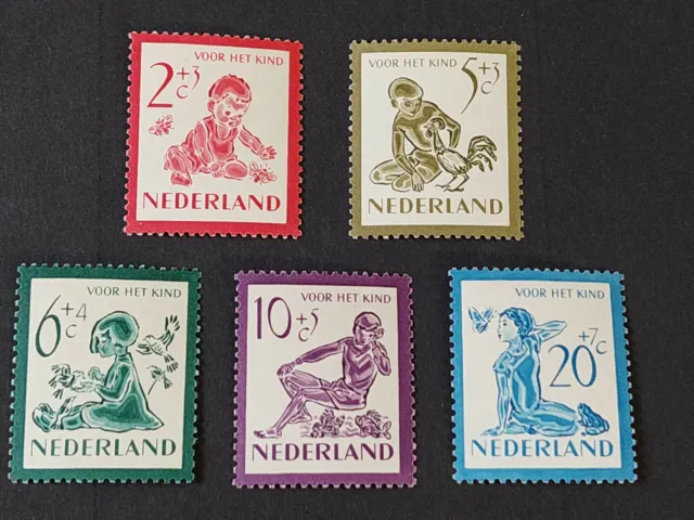 Niederlande 1950 - NVPH 563- 567 -Satz Kinderzegels - postfrisch / MNH