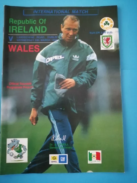 1990 Republic of Ireland v Wales